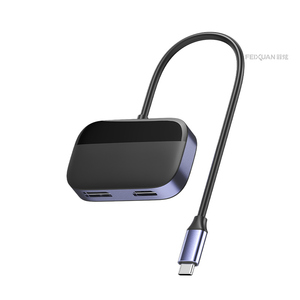 FEIXUAN, buen precio, 4 en 1 multipuerto, cuerpo de carcasa de aleación de aluminio, USB 3,0 5Gbps HDMI DP 2,0 PD 100W, concentrador USB de carga rápida para <span class=keywords><strong>Mac</strong></span> - Product Image 1