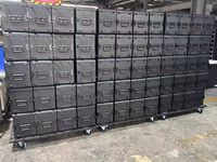 Boîtier d'équipement portable 19 pouces personnalisable léger 390mm boîtier de montage en rack pour 2U 3U 4U 6U