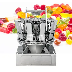 14 đầu tự động thực phẩm ăn nhẹ máy nhỏ gọn kẹo multihead định lượng kết hợp máy
