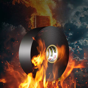 Ruban <span class=keywords><strong>isolant</strong></span> électrique haute température 3M 130C original Ruban vinyle à fusion automatique pour applications haute tension <span class=keywords><strong>Noir</strong></span> - Product Image 4