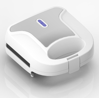 Nouveau Style Portable 2 tranches Électrique Sandwich Maker Grill Grille-pain Petit Déjeuner Gaufrier