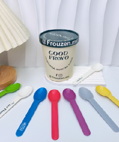 Gobelets à crème glacée en papier, boîtes en papier kraft jetables personnalisées, petits contenants alimentaires en papier kraft, boîtes rectangulaires en papier kraft, saladier