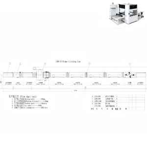 Linha de Pintura UV Totalmente Automática 1300mm para Painéis de MDF e Portas de Madeira Maciça com Alimentação Automática e Cura UV de 6 Lâmpadas - Product Image 1
