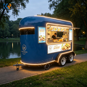 Remorque alimentaire pour pizzas, Chariot de boulangerie, <span class=keywords><strong>Caravane</strong></span> alimentaire, Chariot de bar mobile, Chariot de snacks mobile, Kiosque à café mobile, Remorque bar mobile - Product Image 4