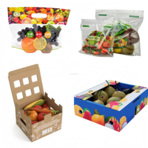 Rdy thân thiện với môi chống ẩm tùy chỉnh sóng Gấp bìa Trái Cây Rau xoài anh đào Hộp bao bì thực phẩm - Product Image 4