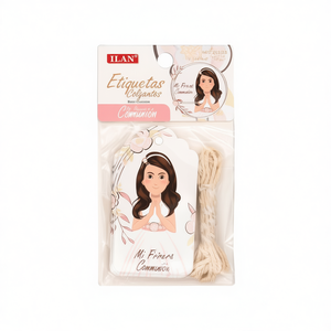 Etichette Pendenti ILAN Design Prima Comunione con Cordino 29203 - Product Image 1