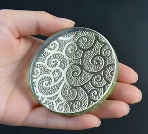 Table de beauté pour cils, plateau en verre cristal, table pour greffe de cils et épilation, ensemble complet de coussinets adhésifs pour cils - Product Image 2