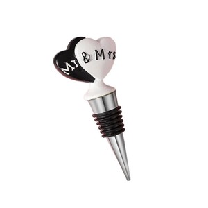 Tapón de vino Mr & Mrs, tapón de plástico para sellar botellas, regalo para fiesta de boda - Product Image 5