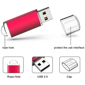 USB Flash Drive 2.0 Memory Stick 128GB 64GB 32GB 16GB 8GB 4GB 2GB 1GB Metal Pen Drives Wholesale U Disk Usb Sticks