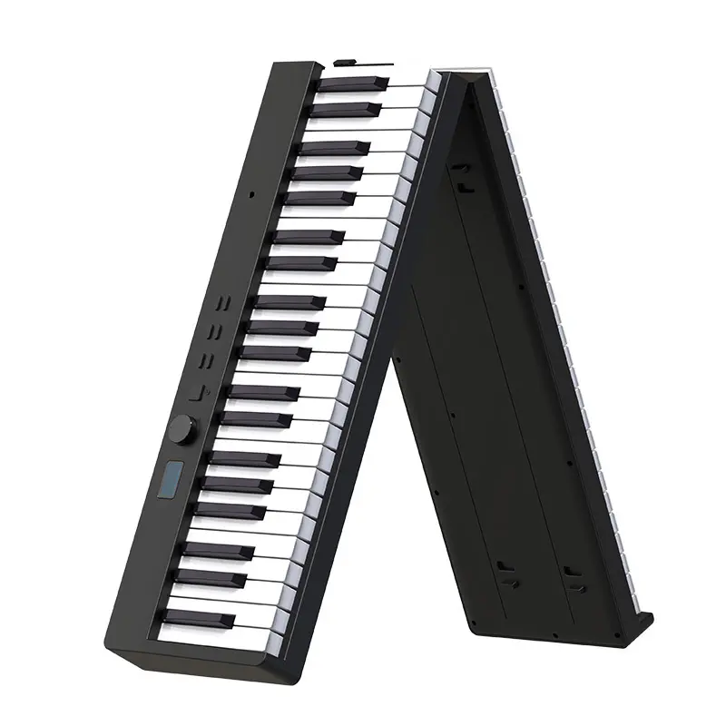 Folding Piano Keyboard 88 Key Full Size Semi-Weighted Portable Keyboard Piano, Bluetooth Electric Piano