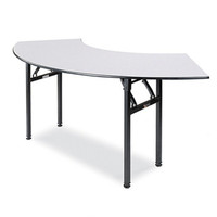 Table à manger ronde modulaire de grande taille, combinaison multi-modules incurvée, idéale pour les hôtels, les mariages et les banquets