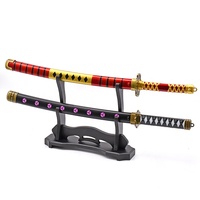 Accessoires de cosplay de haute qualité, modèle d'épée katana, support d'affichage en ABS, jouet d'épée samouraï, décoration de collection