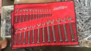 Factory Sale Combination Wrench Spanner Set Chrome Plated Mirror Steel Hand <b>Tool</b> Metric Sizes OEM Customizable Clearance Set-com - Product Image 4