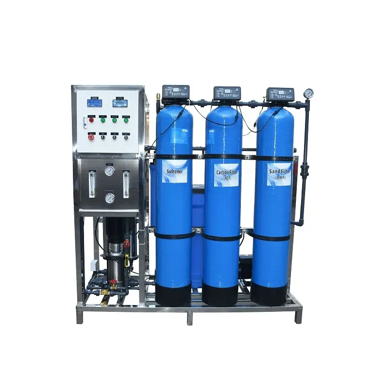 ماكينة معالجة مياه الشرب طراز GY500-13Y4040-A02 للصناعة عن طريق التناضح العكسي الأوتوماتيكي 500 لتر/الساعة