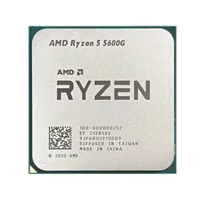 For AMD R yzen 5 5600 R5 5600G 3.5 GHz Six-Core Twelve-Thread CPU Processor 7NM L3=32M 100-000000927 Socket AM4
