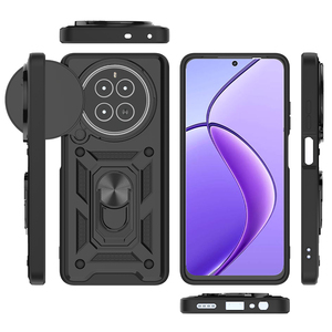Funda Magnética Antigolpes con Diseño de Armadura de TPU+PC para Oppo <span class=keywords><strong>Realme</strong></span> 14 12 8 Pro con Anillo Soporte y Cubierta Deslizante para Cámara - Product Image 3