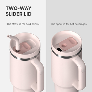 Hong Ling <span class=keywords><strong>Barista</strong></span>'s Choice Set Vaso de gran capacidad + 2 tapas especializadas, diseño optimizado para café y base antideslizante - Product Image 5