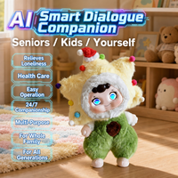 Peluche Électronique Compagnon IA HongRuiKe avec Yeux Émotionnels, 30cm, en Polyester, Cadeau pour Enfants - Vente en Gros