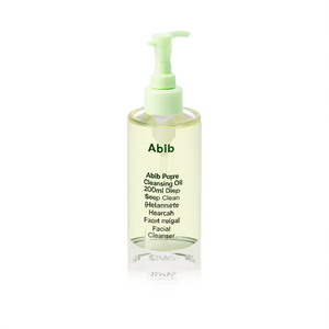 Huile nettoyante pour les pores Abib 200ml, nettoyage en profondeur, soin doux, nettoyant visage à la Heartleaf - Product Image 2