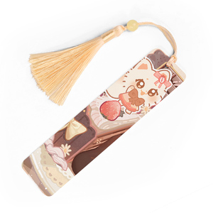 Marque-page Anime laminé personnalisé Marqueur de page de journal de lecture facile à utiliser Signets mignons en porcelaine osseuse - Product Image 2