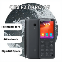 هاتف ذكي QIN F21 Pro بسعر منخفض، ذاكرة 3 جيجابايت + 32 جيجابايت، شاشة LED 2.8 بوصة، نظام أندرويد 11، معالج MTK6761 رباعي النواة، دعم LTE، لوحة مفاتيح إنجليزية 21 مفتاحًا، هاتف ذكي 4G
