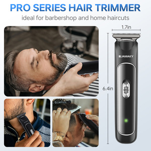Cortadora de pelo eléctrica JAMAKY recargable con pantalla LED y motor sin escobillas para recortar la barba de los hombres - Product Image 2
