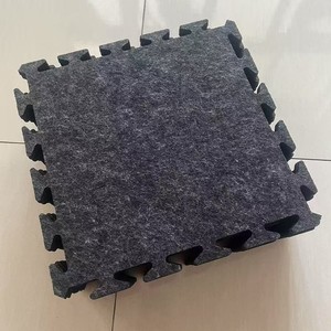 Alfombra de Fieltro Moderna Estilo Patchwork, Tapete de Uso Diario para Gatear - Product Image 4