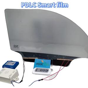 Film <span class=keywords><strong>teinté</strong></span> électrique pour vitres de voiture, film PDLC pour pare-brise, verre intelligent pour voitures - Product Image 3