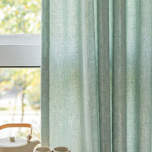 Voilages translucides en lin Wabi-Sabi, rideaux filtrants la lumière, voiles d'intimité, draperies pour balcon, tissu commercial, vente en gros, OEM - Product Image 6