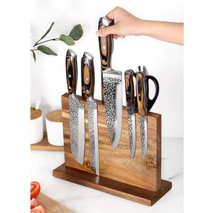 Soporte Magnético para Cuchillos de Doble Cara de Alta Calidad, Soporte para Cuchillos de Madera Maciza Ecológica, Soporte para Cuchillos en Forma de Barra, Herramienta de Cocina - Product Image 2
