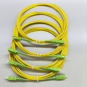 สายแพทช์คอร์ดแบบ Single-Mode SC/APC LSZH สีเหลือง สำหรับเครื่องแปลงสัญญาณออปติคอล CATV สายเคเบิลสื่อสารไฟเบอร์เดี่ยว - Product Image 3