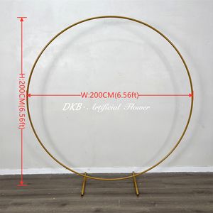 Arco Metálico Redondo Dorado Moderno, Soporte para Fondo de Boda, Marco para Arco de Flores y Decoración de Escenario para Fiestas - Product Image 3