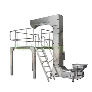 Hot sale stainless steel RT-100 Z Type Food Lift Elevator with bucket or hopper for Food Factory