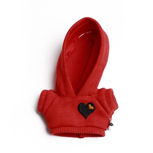 <span class=keywords><strong>Vestiti</strong></span> <span class=keywords><strong>per</strong></span> <span class=keywords><strong>bambole</strong></span> da 15 cm e 17 cm, felpa con cappuccio rossa Ice-fire Pop <span class=keywords><strong>per</strong></span> San Valentino - Product Image 1