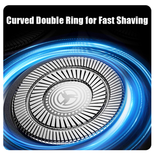 Electric <b>Razor</b> for Men 3D Floating Magnetic Detachable <b>Head</b> Type-C Charging LED Display 200+ Minutes Run Time IPX6 Waterproof - Product Image 3
