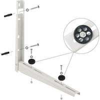 Soporte de pared universal de alta calidad OEM para mini split, plegable, resistente, para aire acondicionado, para exteriores.