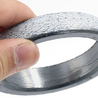 Joint torique d'étanchéité pour bride de tuyau d'échappement 54*69*17mm en acier inoxydable 201 automobile 2mm