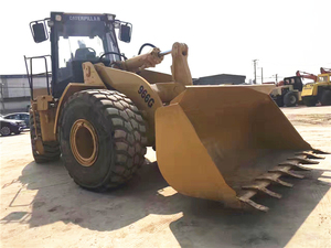 Chargeuse sur pneus Caterpillar 966G d'occasion, chargeuse frontale usagée pour travaux de construction routière et de stockage - Product Image 3
