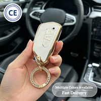 Vente directe d'usine, étui de clé en TPU élastique, résistant aux rayures, housse de clé de voiture anti-rayures, étui de clé intelligent pour VW Golf 8