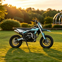 Moto tout-terrain à essence 50 cm³, 4 temps, refroidissement par air, boîte automatique, pour enfants de 9 ans