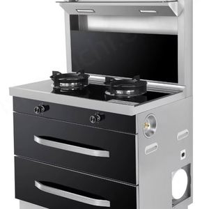 Cuisinière intégrée multifonctionnelle électrique et à gaz de haute qualité avec hotte aspirante intégrée pour la maison - Product Image 1