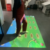 Jeux de projecteur interactifs Immersion 3D AR Projection holographique 4K Intérieur Tout-en-un Jeux virtuels pour enfants Sol Mur Métal