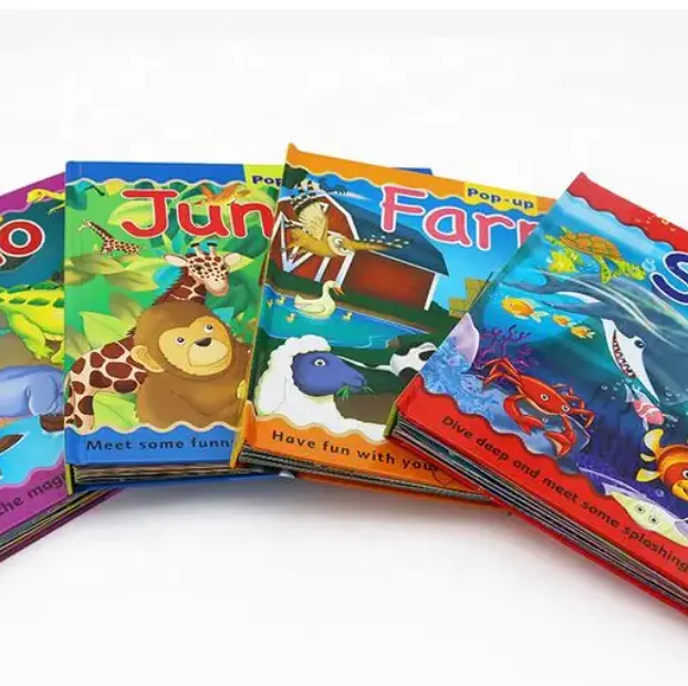 Libro de impresión de libros de cuentos de tapa dura para niños de alta calidad para niños