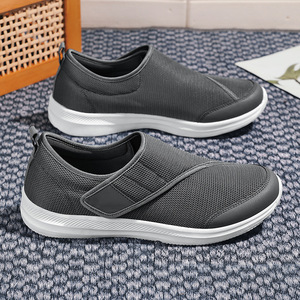 Nuevas llegadas de primavera transfronterizas: <span class=keywords><strong>Zapatos</strong></span> deportivos de senderismo para exteriores de caña ancha para padres y madres con cierre de velcro - Product Image 3