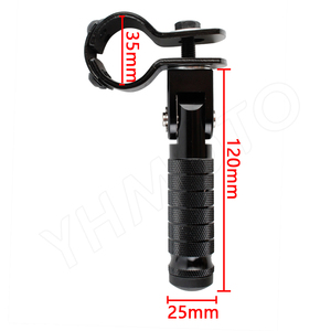 YHMOTO Folding <b>Footrest</b> Pedals Clamp for Honda CRF1100L 1000L NC750X CB500X CMX500 - Product Image 6