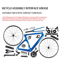 Lubrifiant industriel de pâte d'assemblage de vélo anti-bruit de 50g pour moyeux de Cassette et supports inférieurs pour vélos de montagne et de route