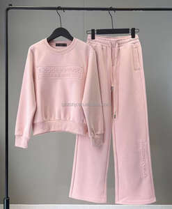 Traje deportivo para <span class=keywords><strong>mujer</strong></span>, novedad de otoño 2026, conjunto informal de dos piezas de marca de gama alta supercaliente con capucha genuina - Product Image 5