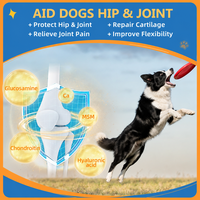 Poudre multivitaminée pour chiens 15 en 1 avec oméga 3, glucosamine, probiotiques pour chiens et chats de tous âges, bien-être, renforcement immunitaire, booster de vitalité, OEM