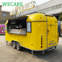 WECARE Mobile Bar Imbisswagen Foodtruck Remorque Glace Café Pizza Camion BBQ Hot Dog Nourriture Remorques Cuisine Entièrement Équipée
