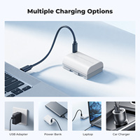 Batería de Repuesto Recargable K&F Concept de 2520mAh con Carga Rápida Tipo-C LP-E6P para Cámaras Canon EOS R5 Mark II, C50, R6V, R6